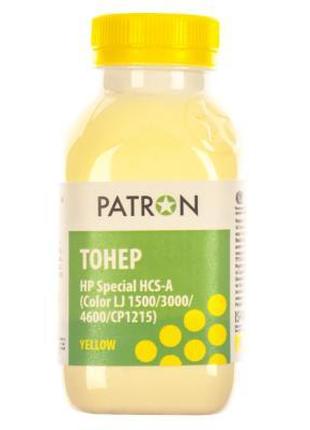 Тонер HP CLJ 1500/3000/4600/CP1215) YELLOW 50г Patron (HCS-A-Y...
