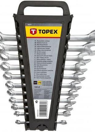 Набір інструментів Topex ключів комбінованих 6-22 мм, 12 шт. (...