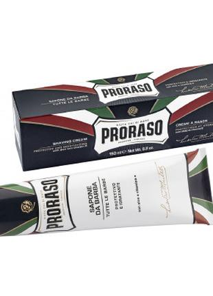 Крем для бритья Proraso с экстрактом алоэ и витамином Е 150 мл...