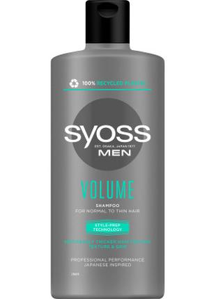 Шампунь Syoss Men Volume для нормальных и тонких волос 440 мл ...