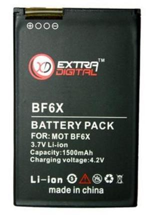 Аккумуляторная батарея Extradigital Motorola BF6X (1500 mAh) (...
