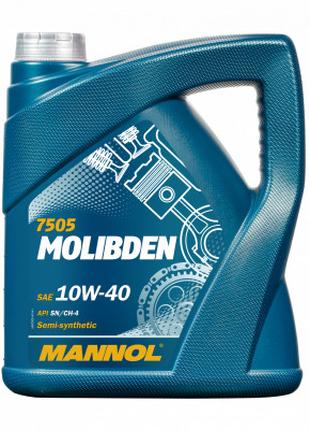 Моторное масло Mannol MOLIBDEN 4л 10W-40 (MN7505-4)