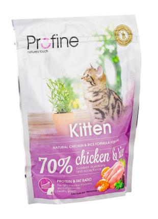 Сухой корм для кошек Profine Cat Kitten с курицей и рисом 300 ...