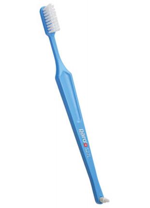 Зубная щетка Paro Swiss S27L мягкая голубая (7610458007396-blue)
