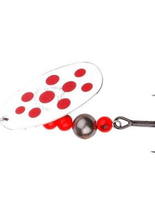 Sticklebait Spinner #3 / 9.1 g / Dirty Silver Red