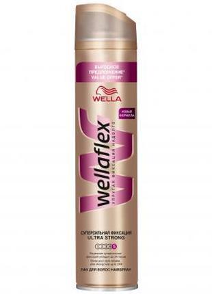 Лак для волос WellaFlex Супер сильная Фиксация 400 мл (8699568...