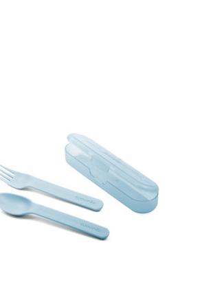 Набор детской посуды Suavinex Столовые приборы синий (401237)