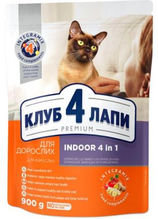 Сухой корм для кошек Club 4 Paws Премиум. Для кошек, живущих в...