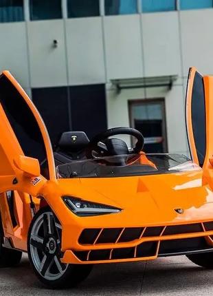 Детский электромобиль Lamborghini Centenario (оранжевый цвет) ...