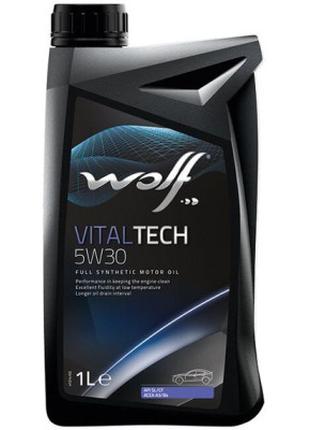 Моторное масло Wolf VITALTECH 5W30 1л (8309809)