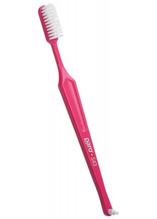 Зубная щетка Paro Swiss S43 мягкая розовая (7610458007099-pink)