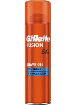Гель для гоління Gillette Fusion Зволоження 200 мл (7702018465...