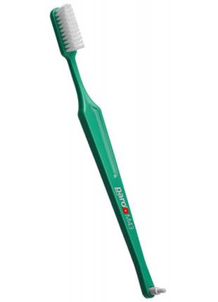 Зубная щетка Paro Swiss M43 средней жесткости Зеленая (7610458...