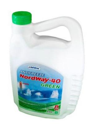 Антифриз МФК "NordWay -40" (-32C) зелен.. ПЕ кан. 4,8кг (30814)