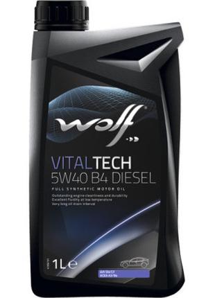 Моторное масло Wolf VITALTECH 5W40 B4 DIESEL 1л (8333903)