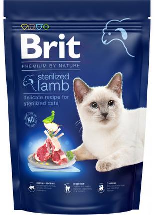 Сухой корм для кошек Brit Premium by Nature Cat Sterilized Lam...