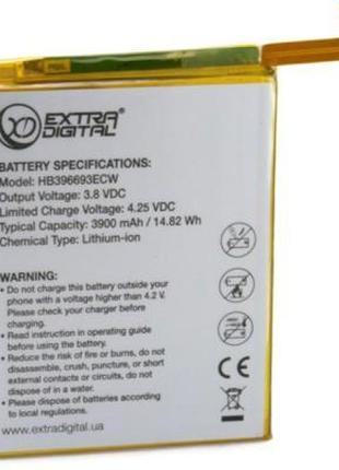 Аккумуляторная батарея Extradigital Huawei Mate 8 3900 mAh (BM...