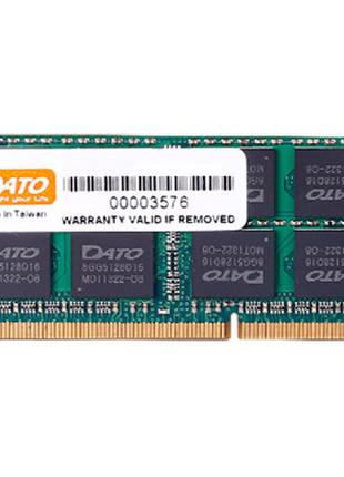 Модуль памяти для ноутбука SoDIMM DDR3 4GB 1600 MHz Dato (DT4G...