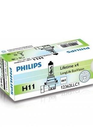 Автолампа Philips галогенова 55W (12362 LLECO C1)