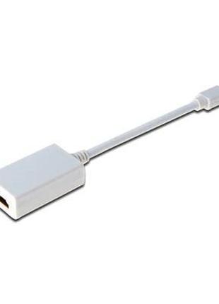 Переходник mini DisplayPort to HDMI Digitus (AK-340404-001-W)