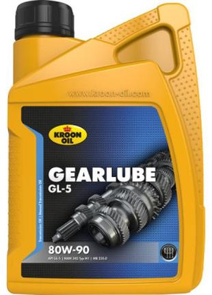 Трансмиссионное масло Kroon-Oil GEARLUBE GL-5 80W-90 1л (KL 01...