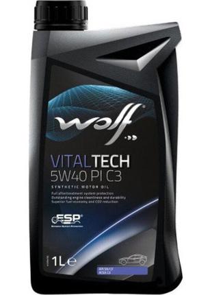 Моторное масло Wolf VITALTECH 5W40 PI C3 1л (8302817)
