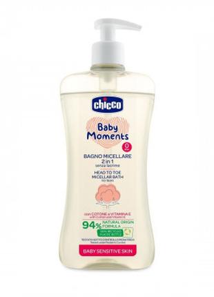 Детский шампунь Chicco Baby Moments Без слез для чувствительно...