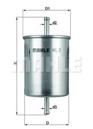 Фільтр паливний Mahle KL2