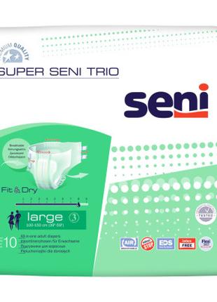 Подгузники для взрослых Seni Super Trio Large 10 шт (590051669...