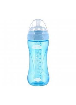 Бутылочка для кормления Nuvita Mimic Cool 330 мл голубая (NV60...