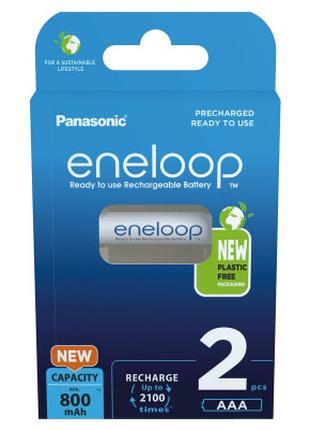 Аккумулятор Panasonic Eneloop AAA 800mAh NI-MH * 2 (BK-4MCDE/2BE)