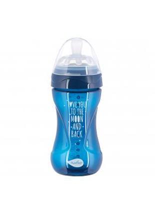Бутылочка для кормления Nuvita Mimic Cool 250 мл темно-синяя (...