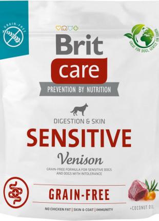 Сухой корм для собак Brit Care Dog Grain-free Sensitive з олен...