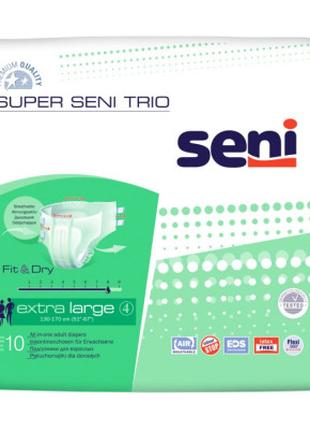 Подгузники для взрослых Seni Super Trio Extra Large 10 шт (590...