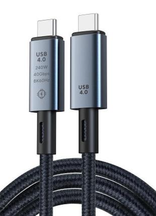 Дата кабель USB-C to USB-C 1.2m Pulsing Fast Charging 240W USB...