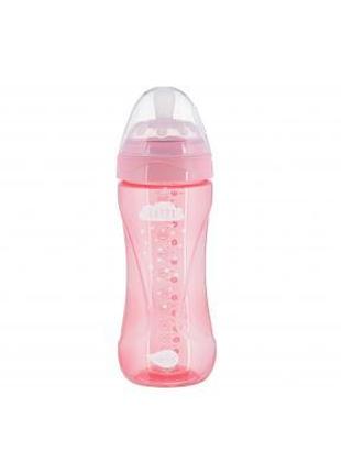 Бутылочка для кормления Nuvita Mimic Cool 330 мл розовая (NV60...