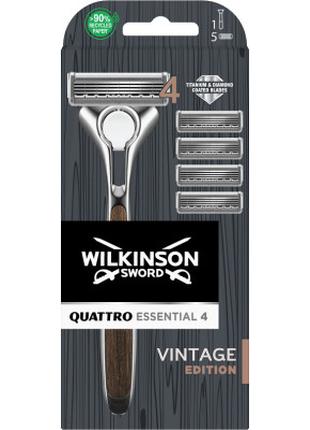 Бритва Wilkinson Sword Quattro Vintage Edition для мужчин с 4 ...