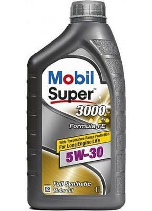 Моторное масло Mobil SUPER 3000 F-FE 5W30 1л (MB 5W30 3000 FE 1L)
