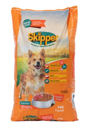 Сухой корм для собак Skipper курица и говядина 3 кг (594830800...