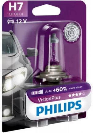 Автолампа Philips 12972VPB1 H7 Vision Plus 12V 55W (2363)