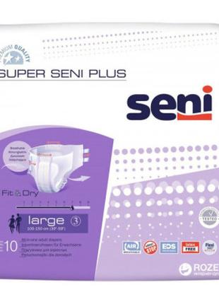 Подгузники для взрослых Seni Super Plus Large 10 шт (590051669...