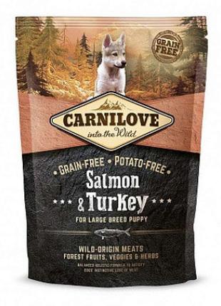 Сухой корм для собак Carnilove Puppy Large Breed Salmon and Tu...