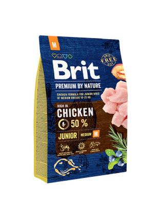 Сухой корм для собак Brit Premium Dog Junior M 3 кг (859560252...