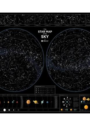 Скретч карта 1DEA.me Карта звездного неба Star map of the sky ...
