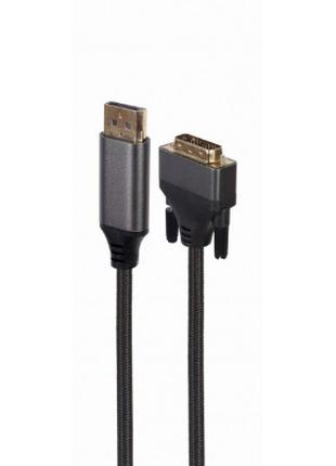 Кабель мультимедийный DisplayPort to DVI 1.8m 24 +1, 4K 30Hz C...