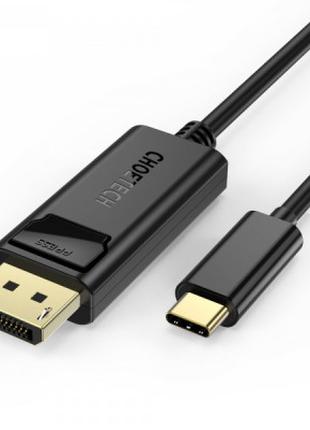 Кабель мультимедийный USB-C to DisplayPort 1.8m 4K 60Hz Choete...