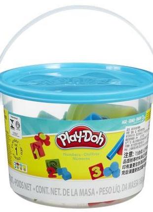 Набор для творчества Hasbro Play-Doh Мини ведерко Цифры (23414...