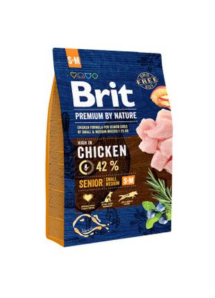 Сухой корм для собак Brit Premium Dog Senior S+M 3 кг (8595602...