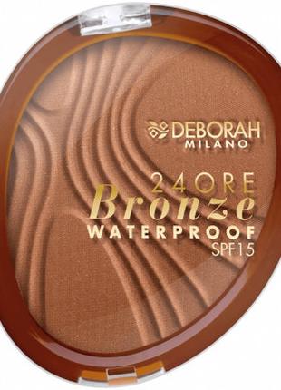 Пудра для лица Deborah 24Ore Bronzer Waterproof SPF15 03 - Med...