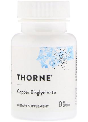 Минералы Thorne Research Медь (Бисглицинат), Copper Bisglycina...
